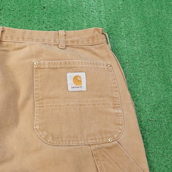 CARHARTT DOUBLE KNEE DUCK CANVAS CARPENTER WORK PANTS MENS 40X30 (39X30) - Picture 7 of 11